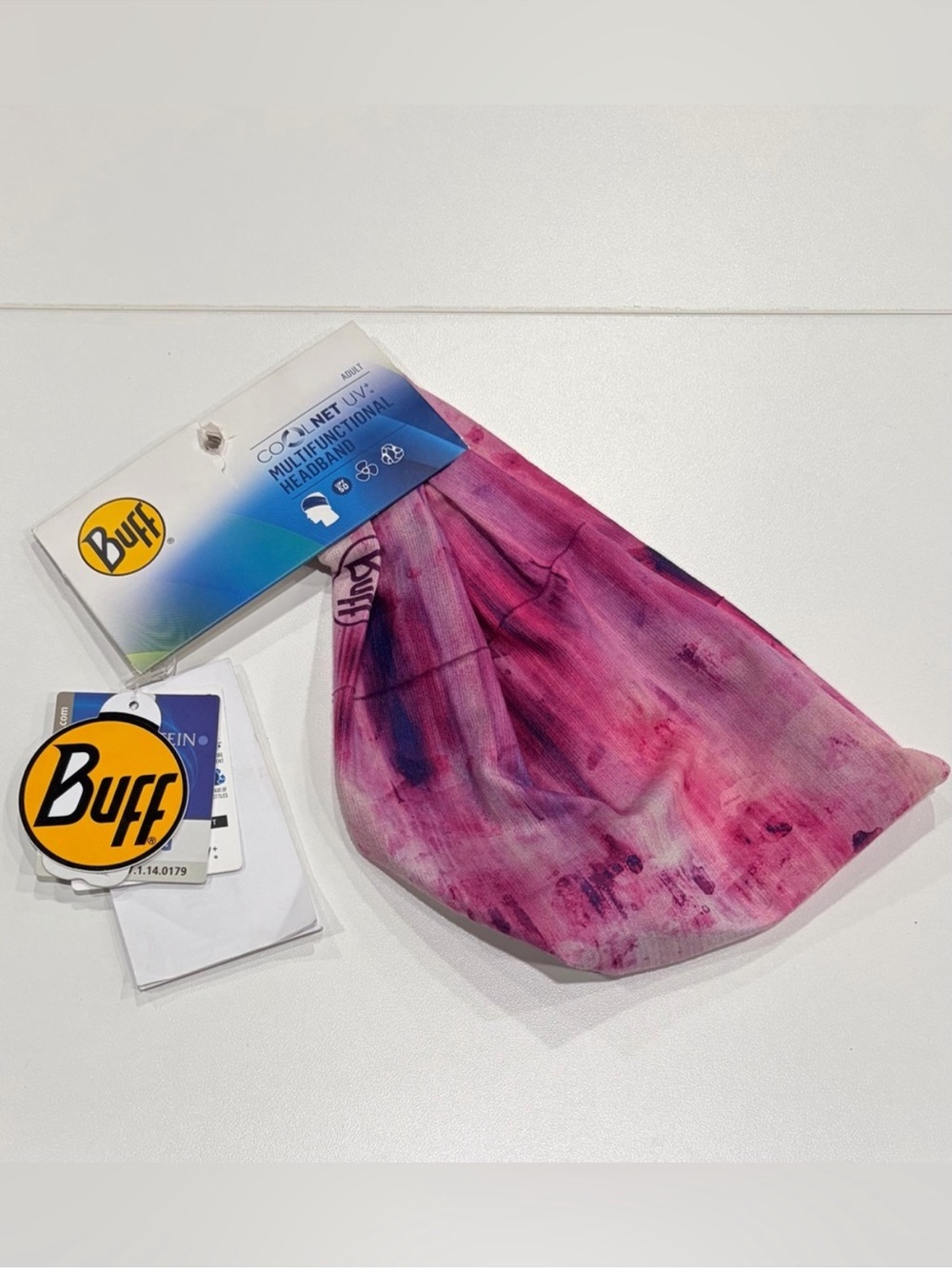 Buff CoolNet UV Multi Headband Smooth Violet Pink NWT Adult Performance